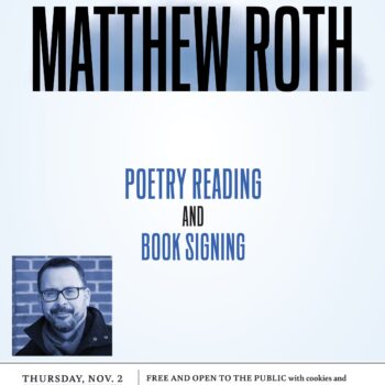 matthew-roth-poetry-reading-book-signing